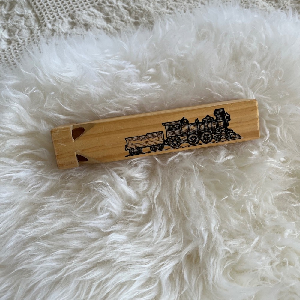 Wooden Train Whistle